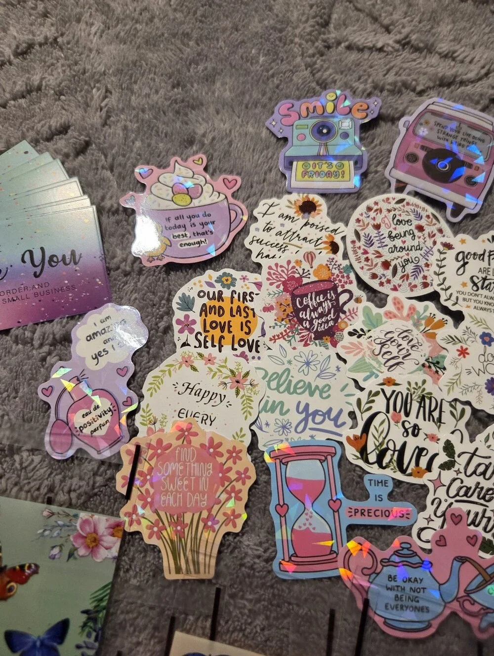 Thank You Resellers Bundle, Cards, Bags & Inspirational Stickers, New #2